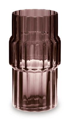 Mauve 9.25-inch height vase set, individual vase view 2 - 2