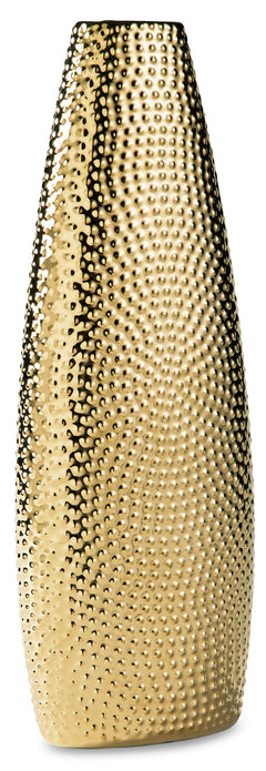 Gold Finish gold-tone vase, product view 2 - 2