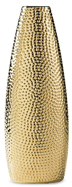 Gold Finish gold-tone vase, product view 3 - 3