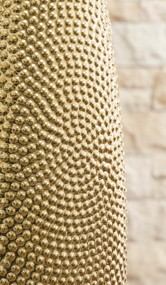 Gold Finish gold-tone vase, product view 4 - 4