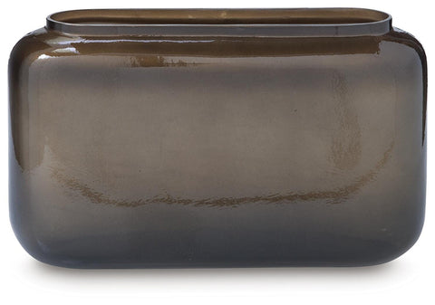 Sumner Metallic Brown Glass Vase