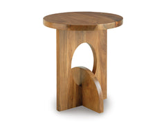 Brown Accent Table, view 1 - 1