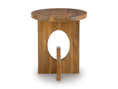 Brown Accent Table, view 5 - 5