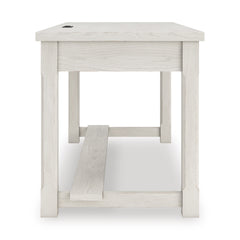 Antique White Home Office Desk, product view 6 - 6