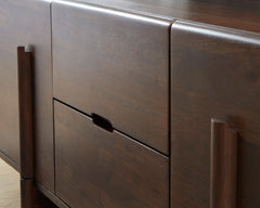 Medium Brown Accent Cabinet, view 4 - 4