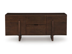 Medium Brown Accent Cabinet, view 6 - 6