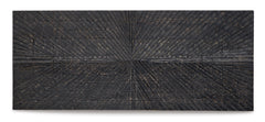 Antique Black Lenora carved wood wall decor, product view 3 - 3