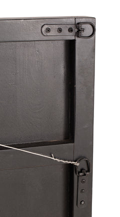 Antique Black Lenora carved wood wall decor, product view 5 - 5