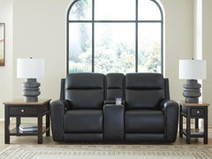 Onyx, complete loveseat in a room; accessories excluded - 6