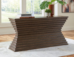 Warm Brown Sofa Console Table, product view 6 - 6