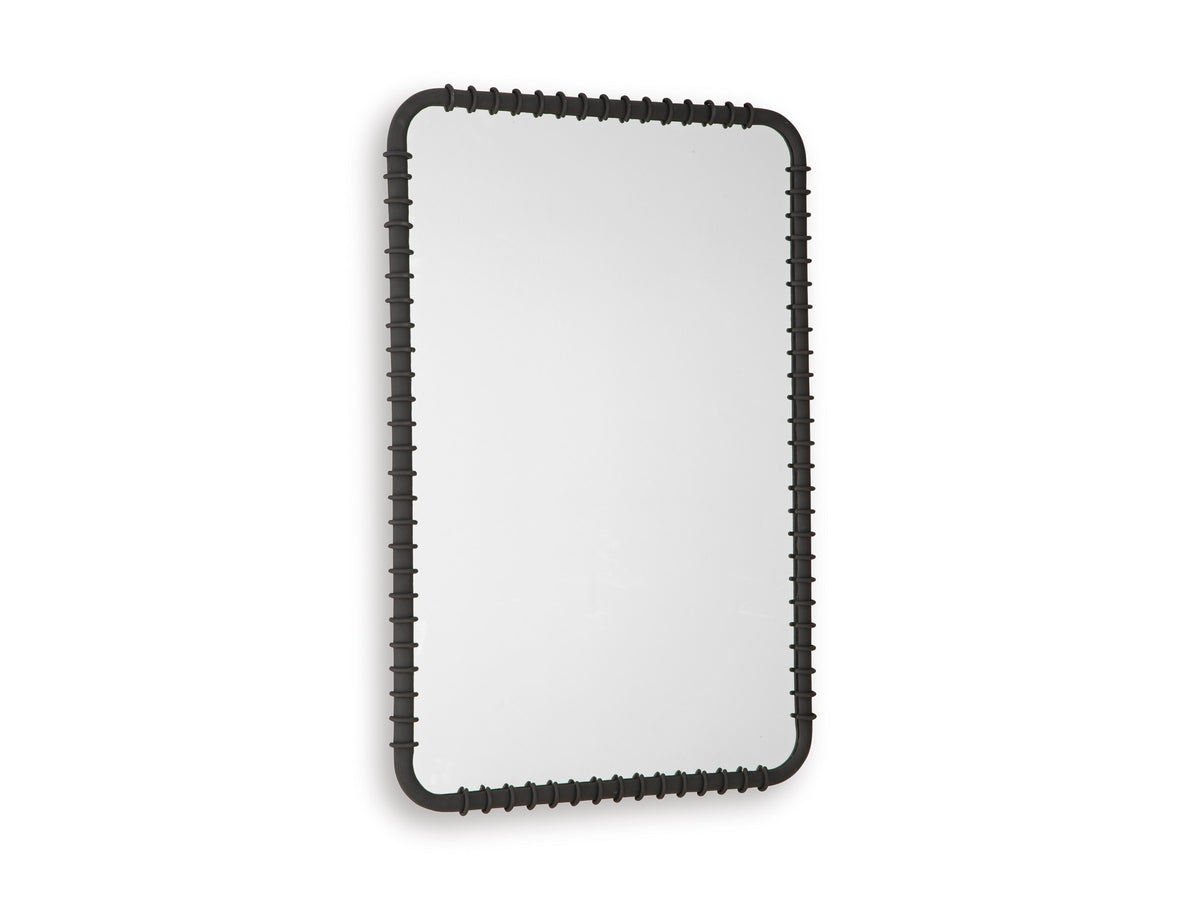 Black Accent Mirror, view 1