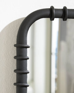 Black Accent Mirror, view 3 - 3