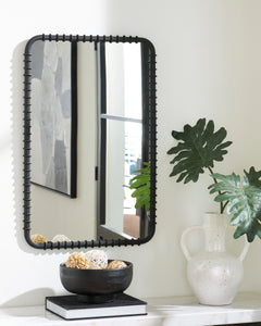 Black Accent Mirror, view 5 - 5