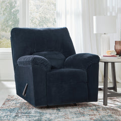 Navy, recliner in room; other furniture and decor excluded - 2