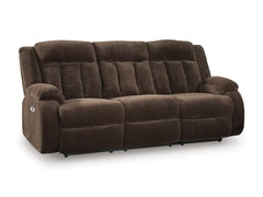 Chocolate / Sofa and Loveseat Set, sofa view - 2