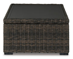 Brown Rectangular Cocktail Table, product view 3 - 3