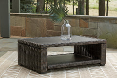 Brown Rectangular Cocktail Table, product view 6 - 6