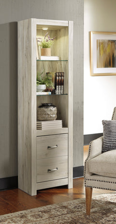 Whitewash, pier cabinet room view; accessories excluded - 2