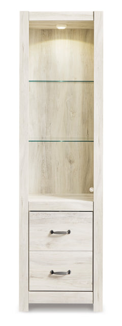 Whitewash, complete pier cabinet front view - 3