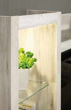 Whitewash, upper display shelf and illuminated interior detail - 5