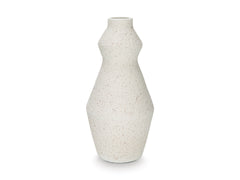 Cream 13.5-inch height vase, product view 2 - 2
