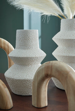White/Natural Brown five-piece accessory set, product view 3 - 3