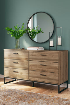 Honey, dresser in room setting - 5