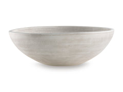 Distressed White decorative terracotta bowl, product view 2 - 10