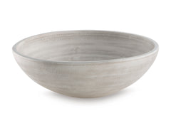Distressed White decorative terracotta bowl, product view 3 - 11