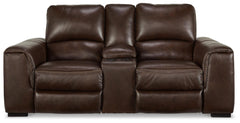 Walnut, complete loveseat front view - 4