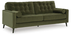 Olive, complete sofa, angled view - 3