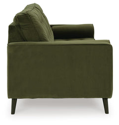 Olive, complete sofa, side view - 4