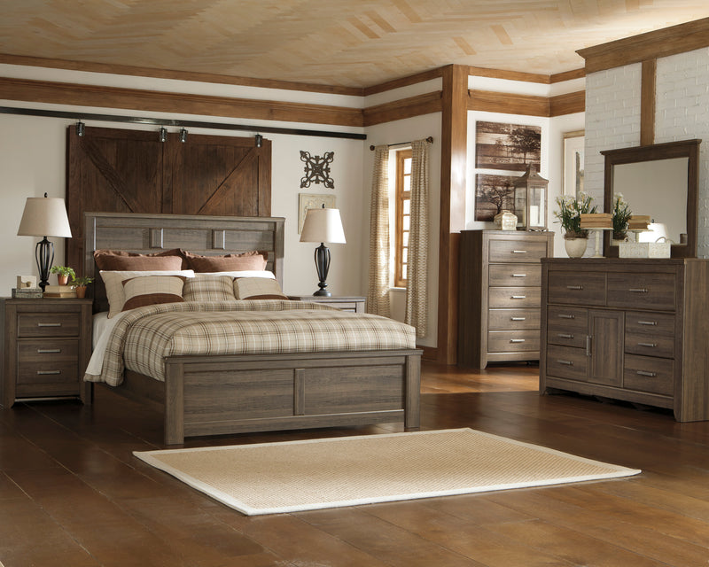 Vintage Brown Bedroom Collection with Panel and Poster Beds