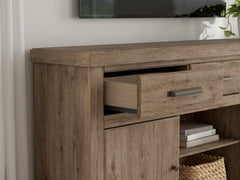 Brown, open drawer and finish detail - 3