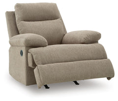 Mocha, full recliner in open position - 7