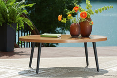 Two-tone Brown Outdoor Coffee Table, product view 5 - 5