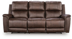 Espresso, full sofa front view - 5