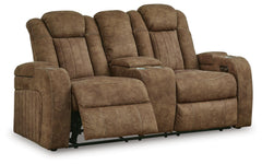 Brindle, loveseat reclined view - 3