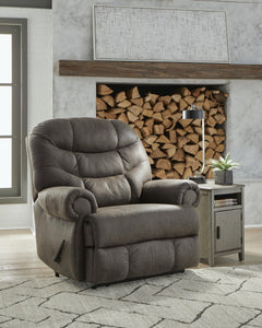 Gunmetal, recliner in room; other furniture excluded - 2