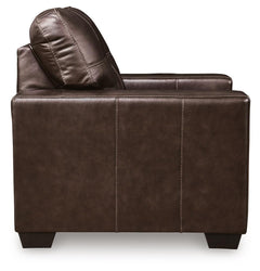 Dark Brown, side chair view - 8