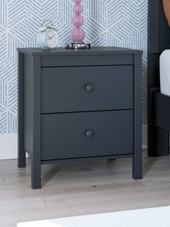 Navy Blue, nightstand in bedroom setting - 5