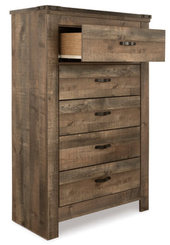 Brown, chest with drawer open - 2
