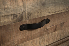Brown, drawer pull and wood-grain detail - 4