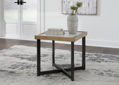 Multi sintered stone square end table, product view 5 - 5