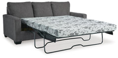 Pewter Queen, complete sleeper sofa with mattress unfolded - 12