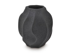 Black 12-inch height vase, product view 3 - 3
