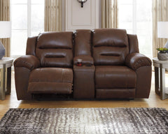 Chocolate, loveseat room setting - 2