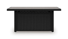 Black/Light Gray Fire Pit Table, product view 2 - 2
