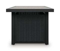 Black/Light Gray Fire Pit Table, product view 3 - 3