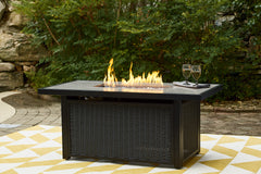 Black/Light Gray Fire Pit Table, product view 6 - 6
